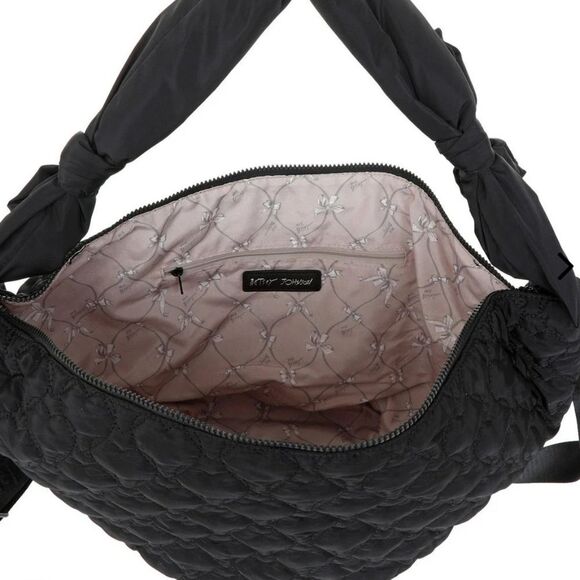 Betsey Johnson Heart Nylon Quilted Bag - Picture 3 of 8